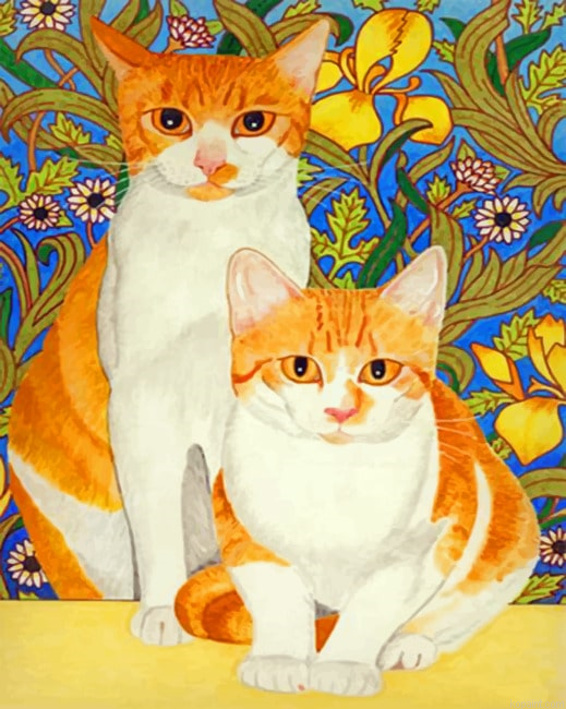 Cute Cats Animals Painting By Numberss.png