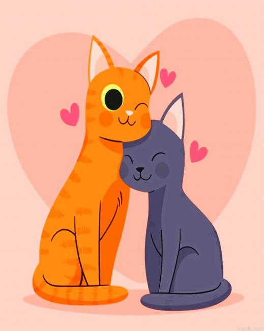 Cute Cats Painting By Numberss.png
