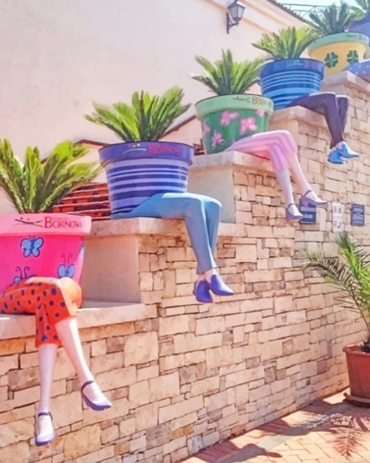 Cute Flower Pot People New Painting By Numberss.png