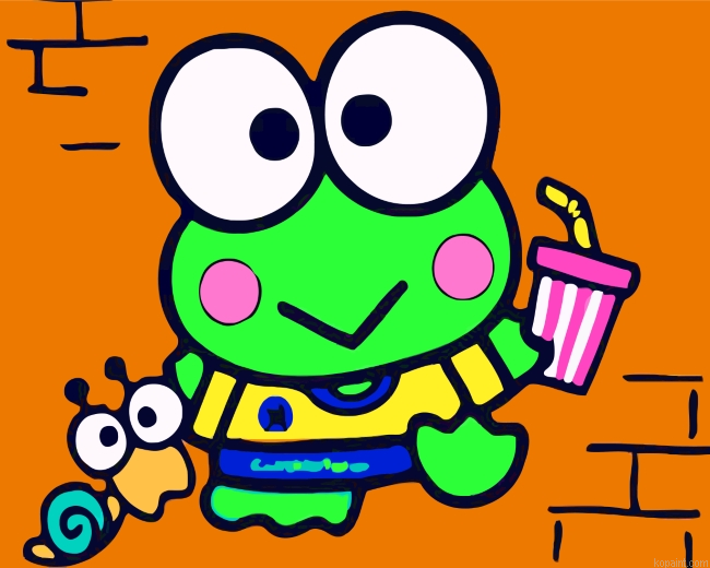 Cute Frog Painting By Numberss.png