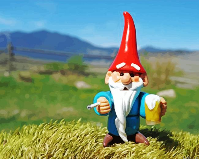 Cute Gnome On Vocation Painting By Numberss.png