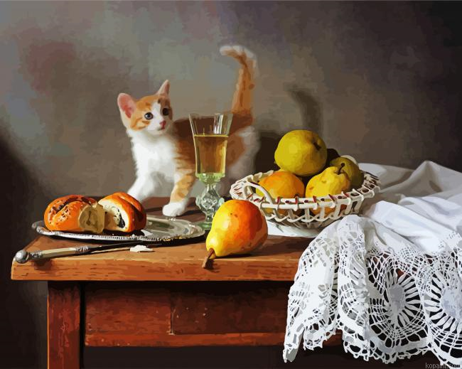 Cute Kitty Animals Paint By Numbers