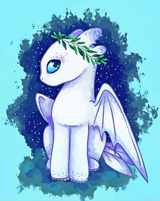 Cute Lightfury Paint By Numbers
