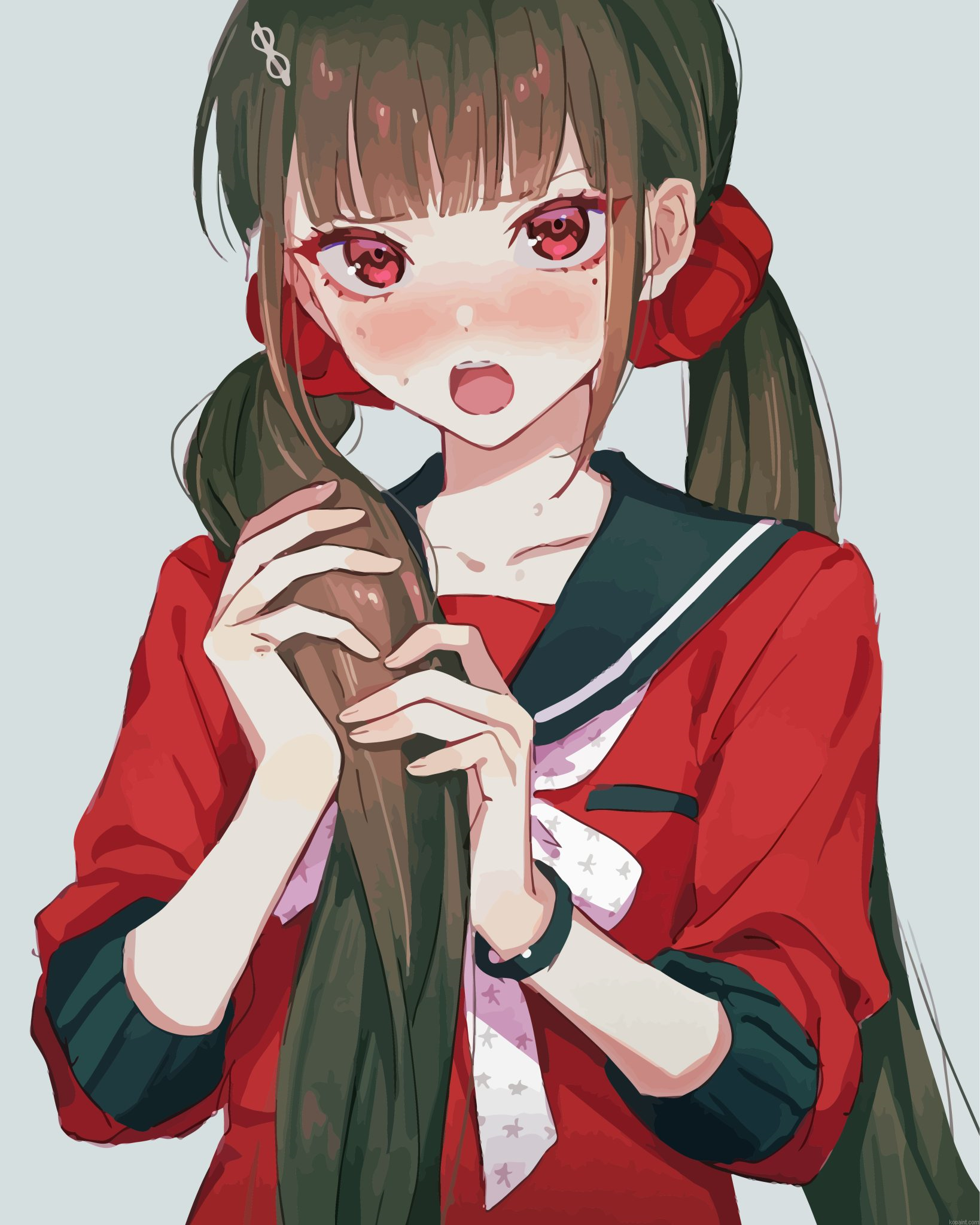 Cute Maki Harukawa Painting By Numberss.png
