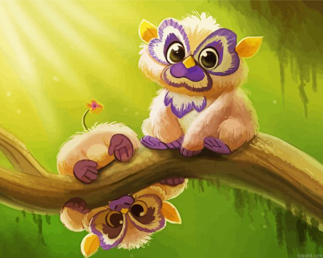 Cute Monkeys Painting By Numberss.png