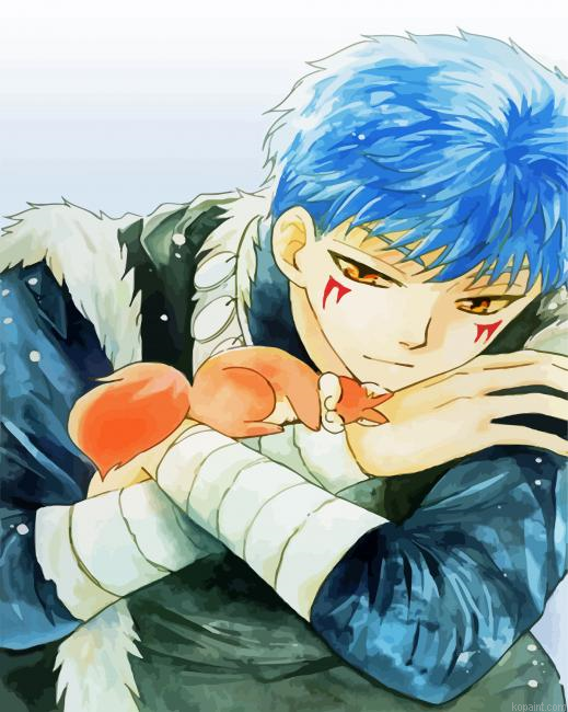 Cute Shin Ah Yona Of The Dawn Painting By Numberss.png