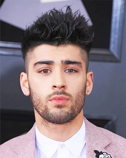 Cute Zayn Malik One Direction New Painting By Numberss.png