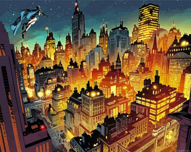 Dc Gotham City Painting By Numberss.png