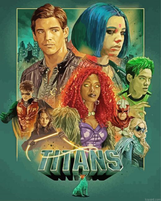 Dc Titans Painting By Numberss.png