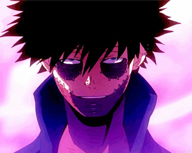 Dabi Anime Character Painting By Numberss.png