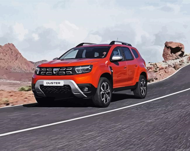 Dacia Duster Car Paint By Numbers