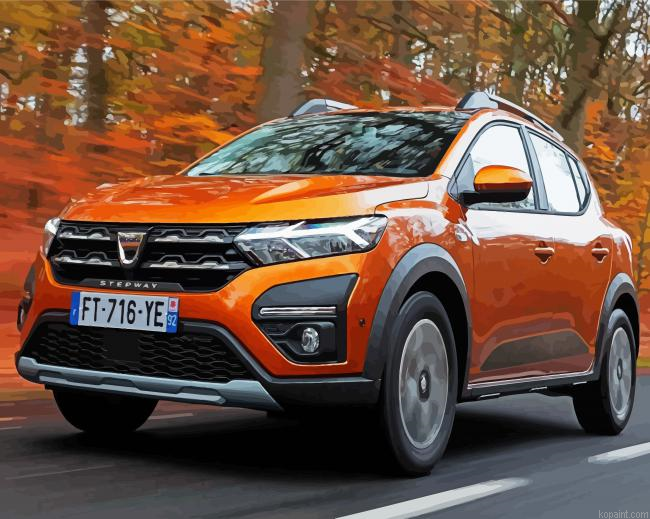 Dacia Sandero Car Painting By Numberss.png