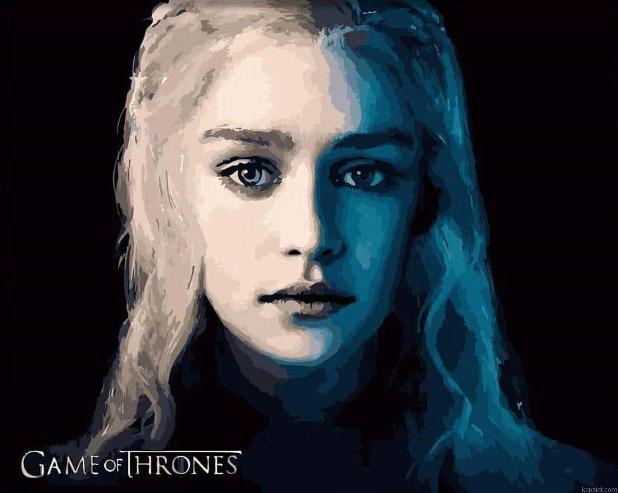 Daenerys Targaryen People Painting By Numberss.png