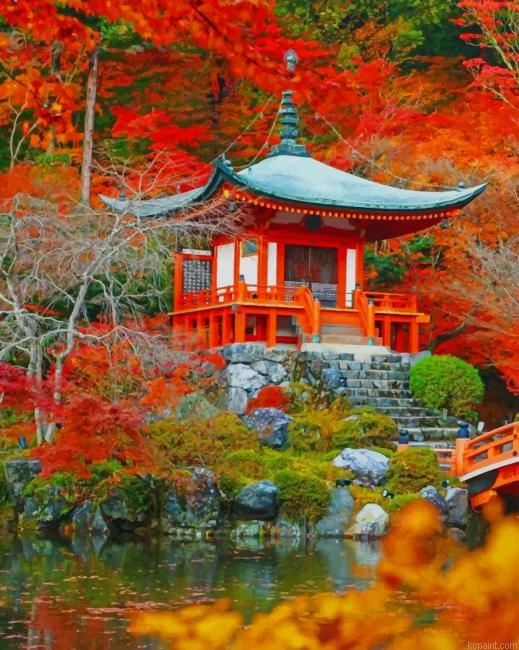 Daigo Ji Temple Kyoto New Painting By Numberss.png