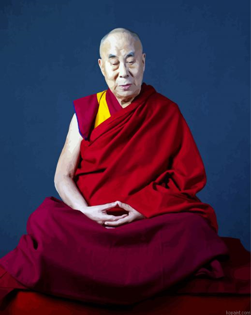 Dalai Lama Paint By Numbers