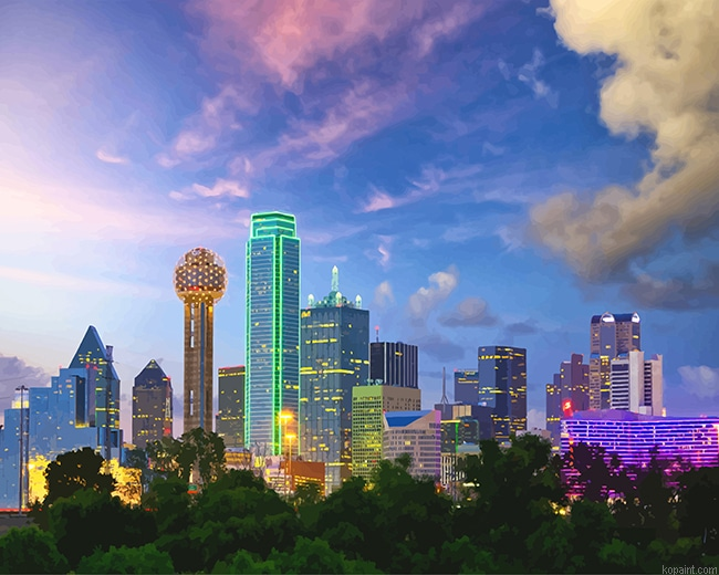 Dallas Texas New Painting By Numberss.png