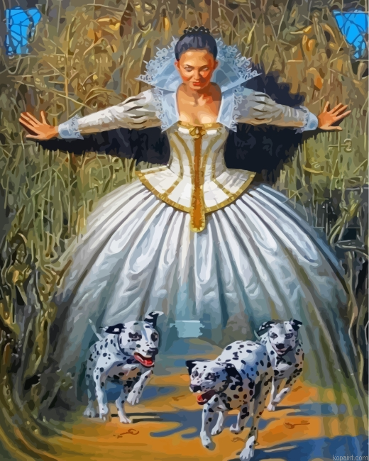 Dalmatien Queen Painting By Numberss.png