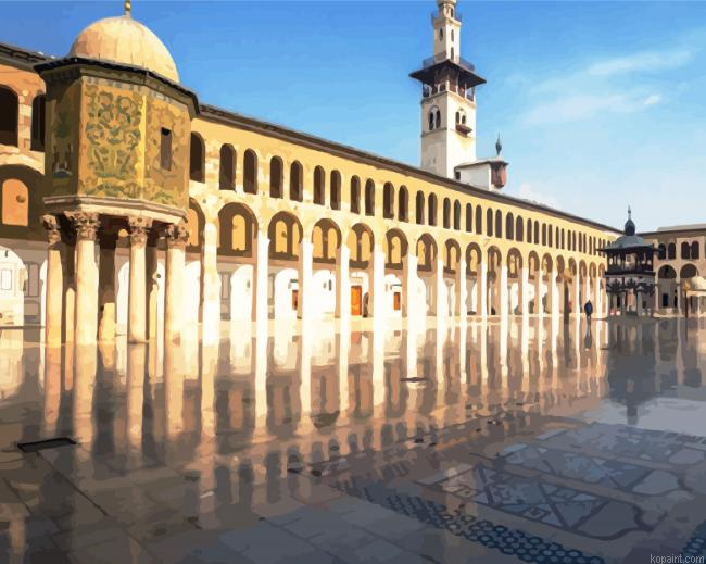 Damascus The Tumayyid Mosque Painting By Numberss.png