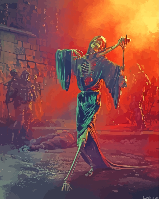 Dance Macabre Art Paint By Numbers