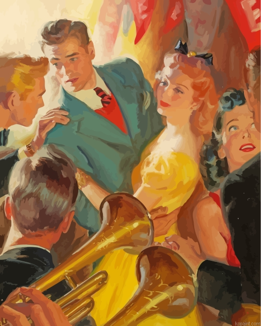 Dancing Party Painting By Numberss.png
