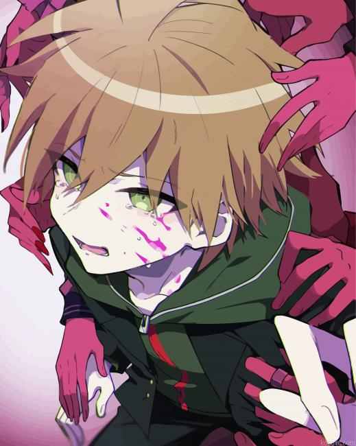 Danganronpa Makoto Naegi Paint By Numbers