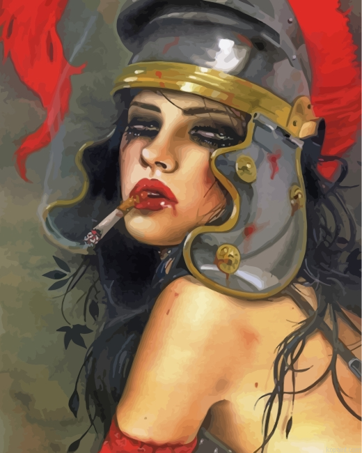 Dangerous Lady Painting By Numberss.png