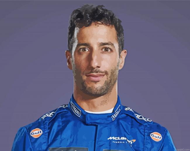Daniel Ricciardo Driver Painting By Numberss.png