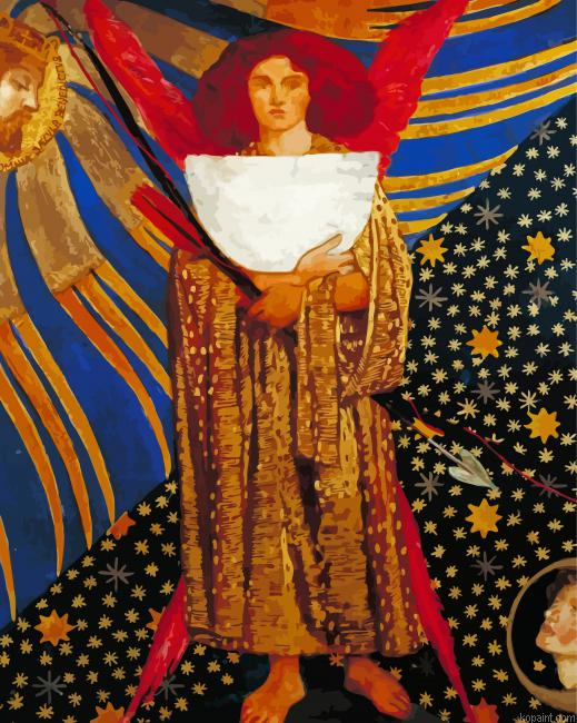 Dantis Amore Rossetti Painting By Numberss.png