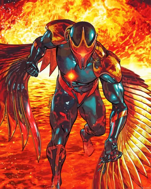 Darkhawk Superhero Painting By Numberss.png