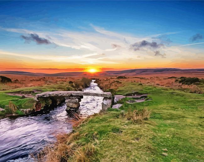 Dartmoor National Park Landscapes Paint By Numbers