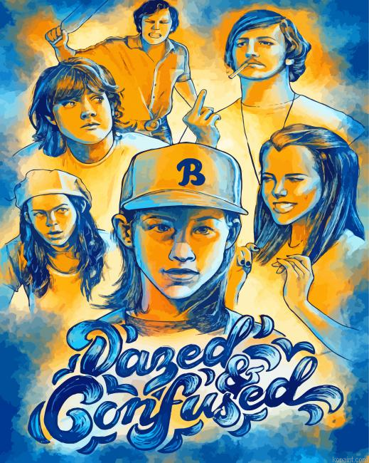 Dazed And Confused Poster Art Painting By Numberss.png