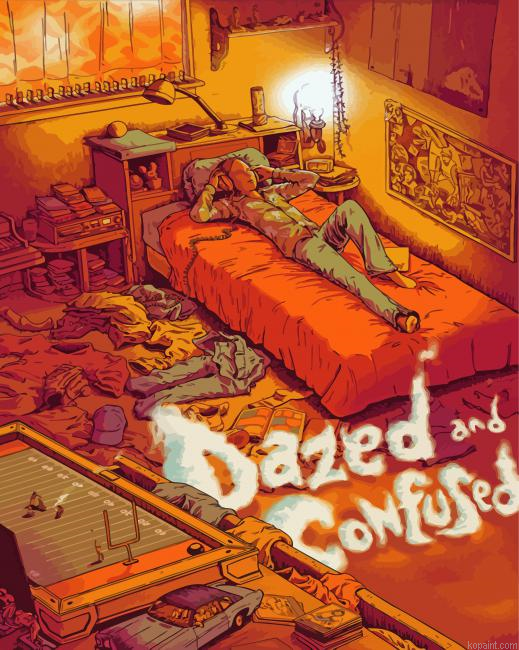 Dazed And Confused Poster Painting By Numberss.png