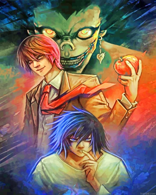 Death Note Animes Painting By Numberss.png