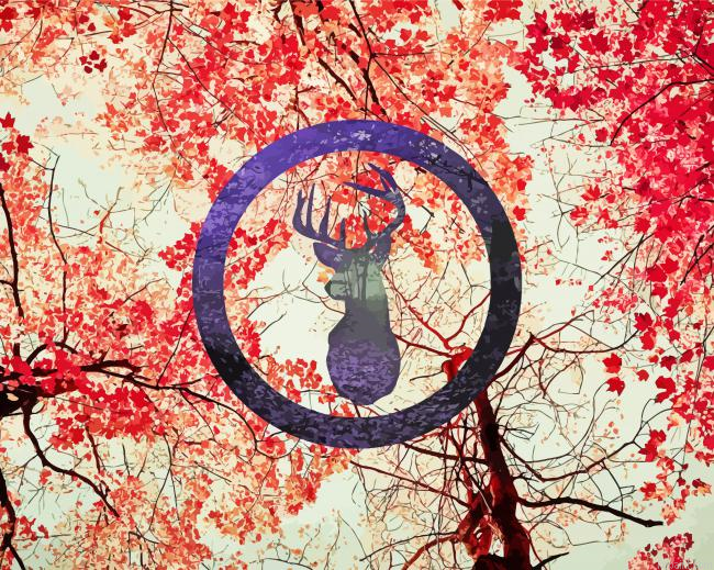 Deer Dreamcatcher Art Paint By Numbers