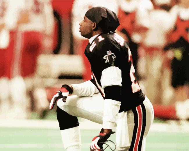 Deion Sanders Football Player Paint By Numbers