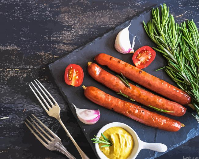 Delicious Hot Dogs Painting By Numberss.png