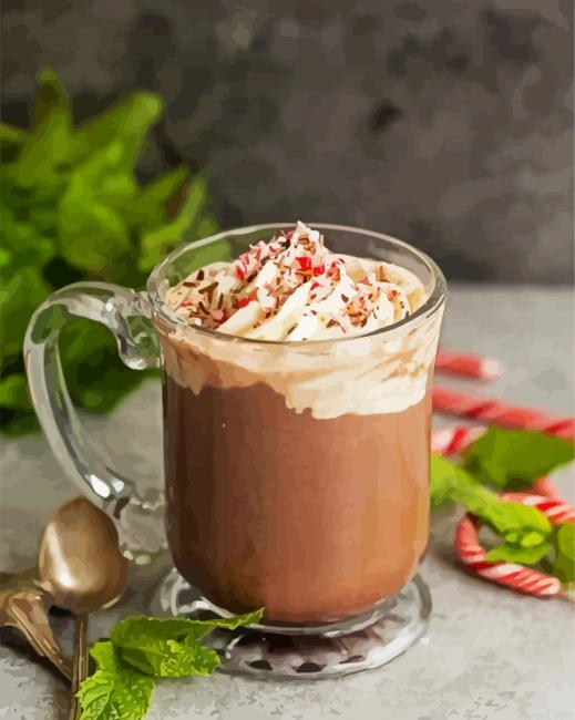Delicious Mocha Drink Painting By Numberss.png