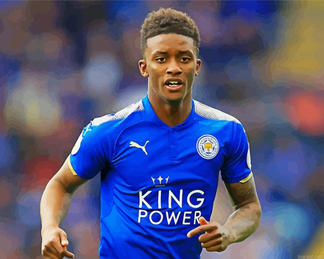 Demarai Gray Football Player Everton Painting By Numberss.png