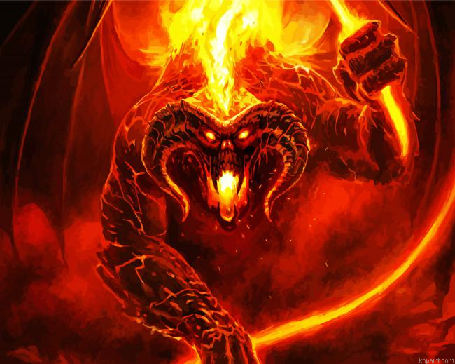 Demon Balrog Painting By Numberss.png
