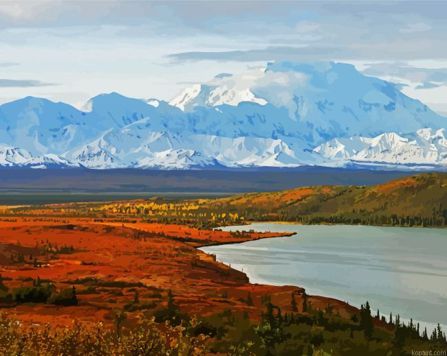 Denali National Park And Preserve Alaska Paint By Numbers