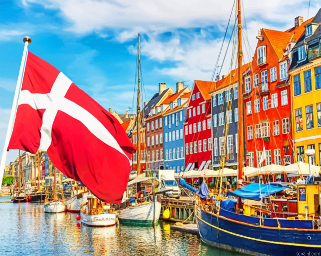 Denmark Boats Painting By Numberss.png