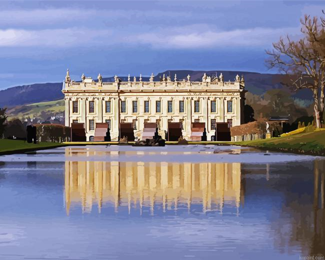Derbyshire Chatsworth House Painting By Numberss.png