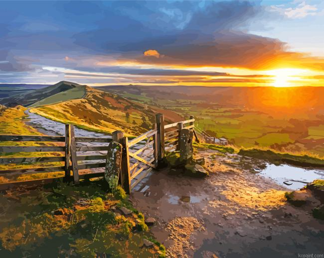 Derbyshire Uk Mam Tor Painting By Numberss.png