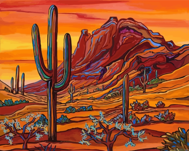 Desert Art Painting By Numberss.png