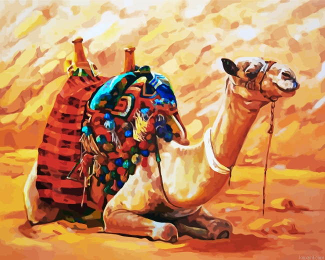 Desert Camel Painting By Numberss.png