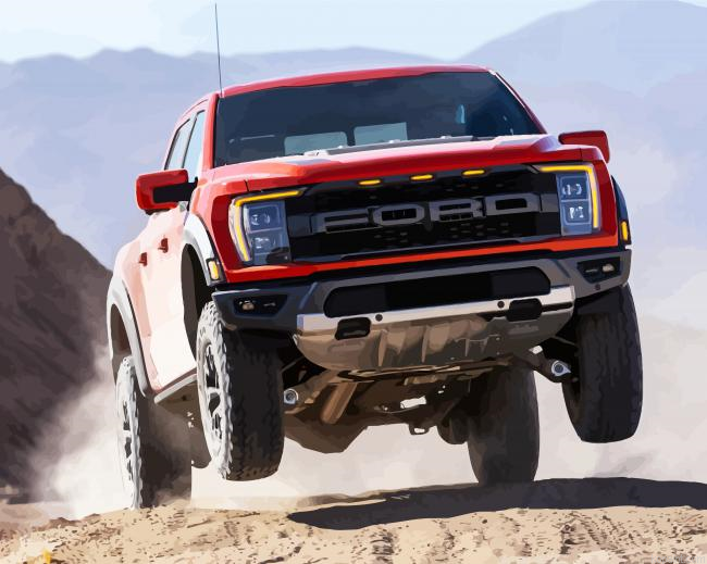 Desert Ford F150 Truck Paint By Numbers.png