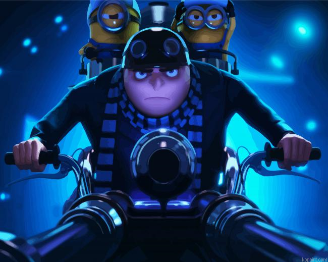 Despicable Me Animated Film Paint By Numbers