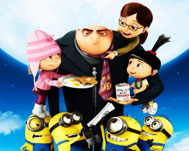Despicable Me Animation Paint By Numbers