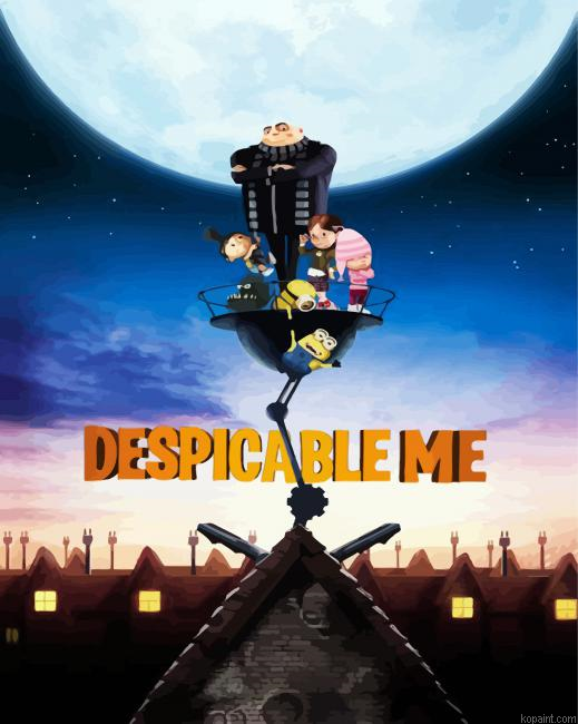 Despicable Me Poster Paint By Numbers.png