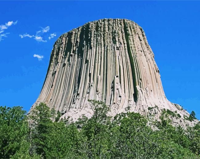 Devils Tower Landscape Painting By Numberss.png